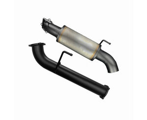 Twin 3" to Single 3.5" DPF-Back Exhaust System for 4.5lt V8 Turbo Diesel 200 Series Toyota Landcruiser Beast Unleashed Exhausts